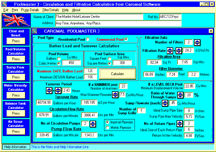 Screenshot of FLOWMASTER 3